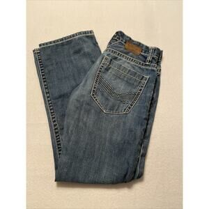 BKE Jeans Women's Size 29 S Medium Wash Denim Aiden Low Rise Bootcut Buckle